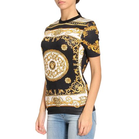 versace dollar sign shirt|Versace shirts for women.